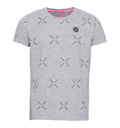 M36039201-LGR BIDI BADU ALEKO BASIC TAPE TEE light gray