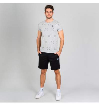 M36039201-LGR BIDI BADU ALEKO BASIC TAPE TEE light gray