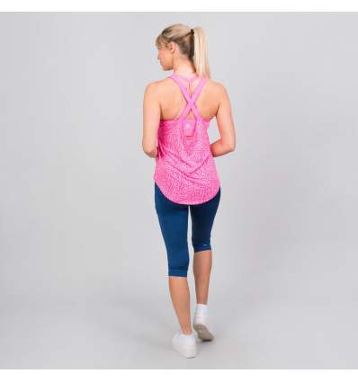W334070203-PK BIDI BADU Maila Burnout Tech Tank - pink 