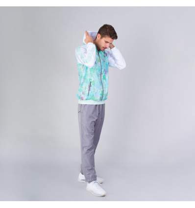 M10074221-MTGNDGR BIDI BADU Kidane Tech Tracksuit - mint/ green/ dark grey 