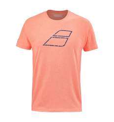 4MS22442_5006_BABOLAT_EXERCISE_BIG_FLAG_TEE_FLUO_STRIKE_HEATHER