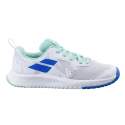 32S21482 Babolat Pulsion All Court Junior White / Biscay Green