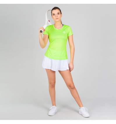 W354012203-NGN BIDI BADU Eve Tech Roundneck Tee - neongreen 