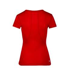 G358027223-RD BIDI BADU Calla Tech Roundneck Tee - dark red  2