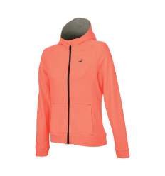 3WS18041 Babolat Core Hood Sweat Women Fluo Strike Heather 2