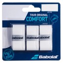 Overgrip Babolat Tour Original x3 - Alb