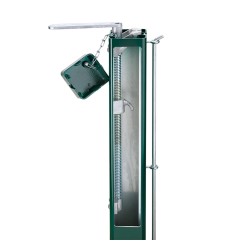 Set Stalpi de Tenis Patrati din Aluminiu - Gri 2