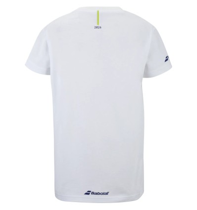 Tricou Babolat Exercise Baiat - Alb