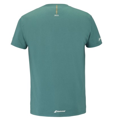 Tricou Babolat Exercise Message Barbat - Verde