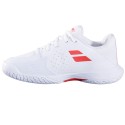 Pantofi Babolat Propulse 3 AC JR Fata - Alb / Coral