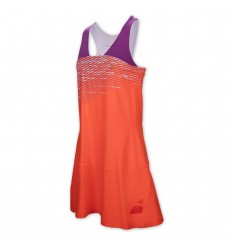 2WS17091 Babolat Performance Raceback Dress Women Fluo Red